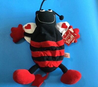 LadyBug Plush Zipper Pouch Toy by Sweet Stuff  1994 Doze Clothes
