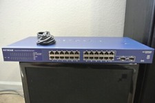 NETGEAR PROSAFE GS724T V2 24 PORT GIGABIT SMART ETHERNET SWITCH 2 SFP