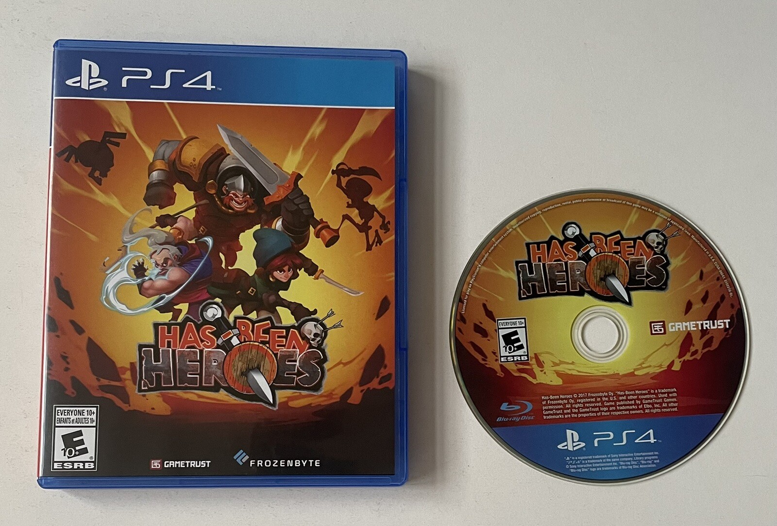 Has Been Heroes Sony PlayStation 4 PS4 Boxed American NTSC Region Free