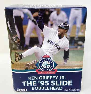 KEN GRIFFEY JR THE 95' SLIDE BOBBLEHEAD Seattle Mariner