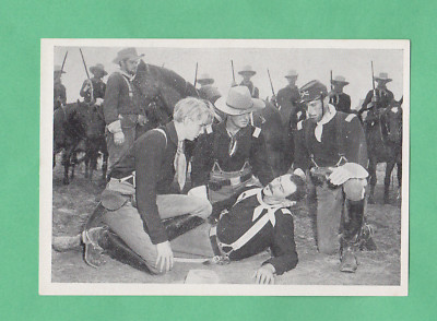 John Wayne   1950   Globo Les Heros Du Far-West  French Film Card..Rare 1/23