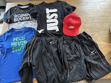 Nike Lot Of Youth Large - 6 Items - Jacket and Pants - Tshirts - Hat