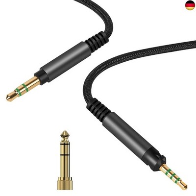 Linkidea 2.5mm auf 3.5mm Ersatz Audio Sennheiser HD 620S/599/ 598SR/579/569/560S