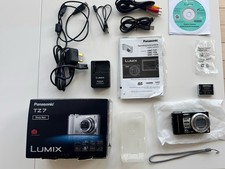Panasonic Lumix DMC-TZ7 Compact Digital Camera Black. Boxed with Accessories VGC