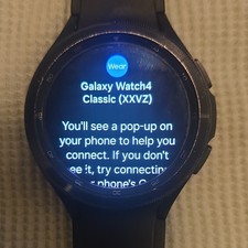 Samsung Galaxy Watch4 Classic 46mm Stainless Steel BT 16GB Touchscreen Black