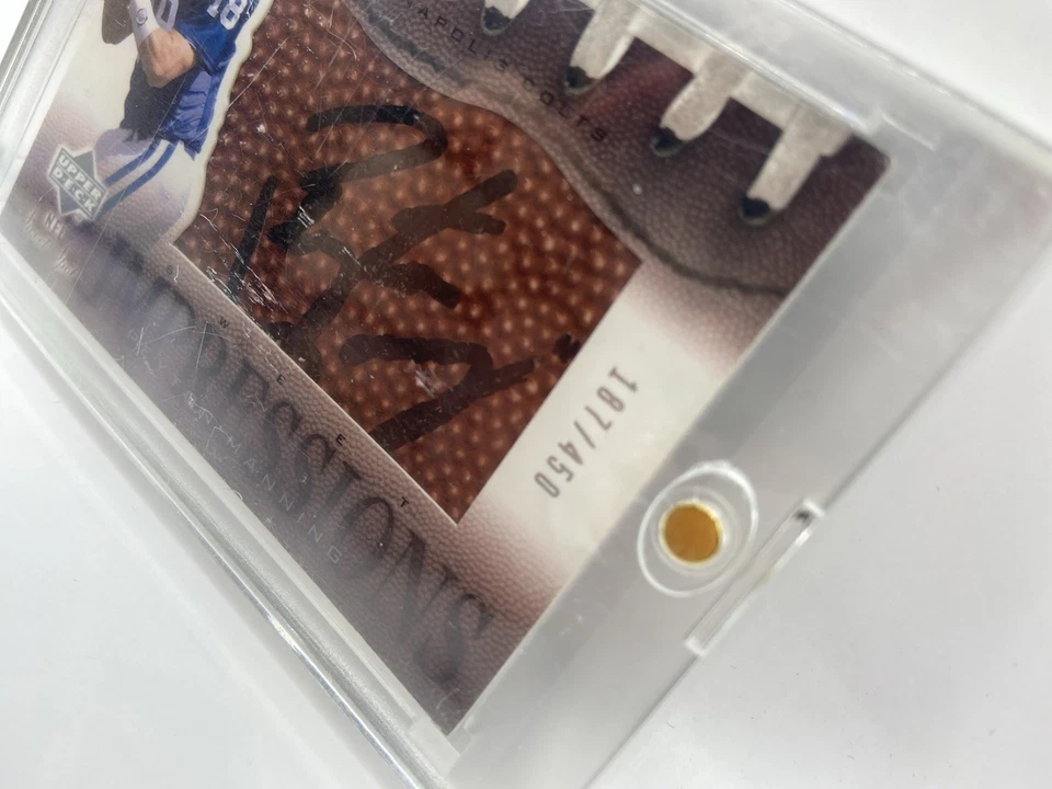 Peyton Manning 2002 cubierta superior Sweet Spot Impressions #si-pm2 automático/450 Foto 2 de 3