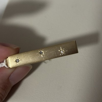 Vintage Anson Tie Clip Gold Tone Men's Accessories