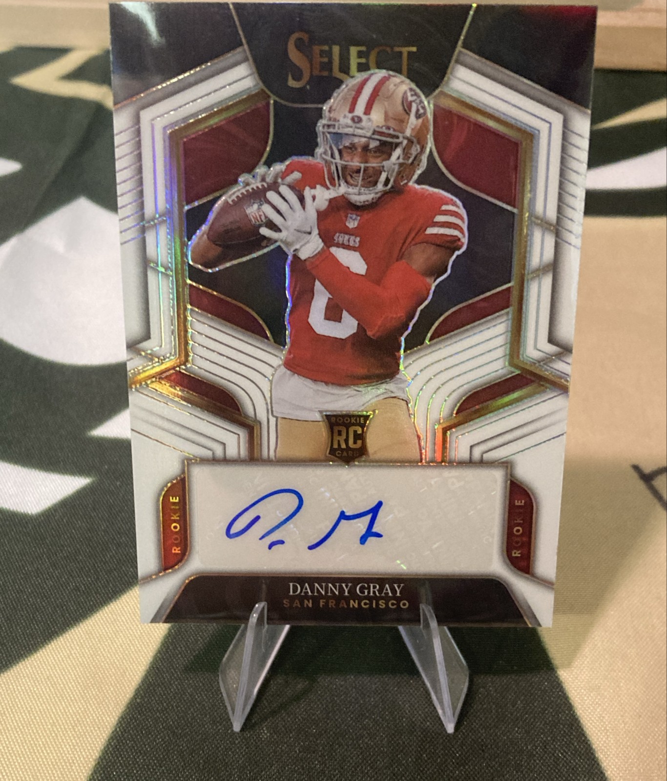 Danny Gray Panini Select Rookie Signatures #RSDG White