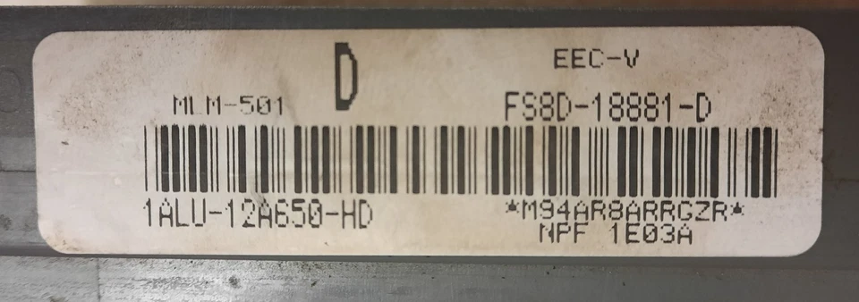 2001 Mazda 626 FS8D-18881-D - Image 2 of 4