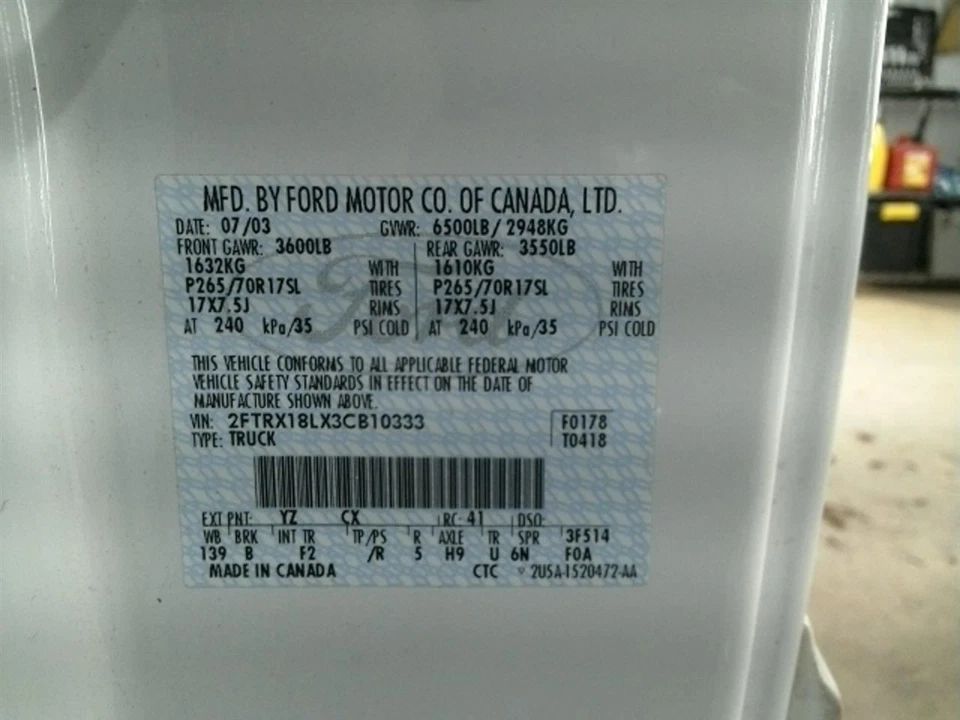 Purificador de aire Heritage 8-280 4,6 L para camioneta Ford F150 99-04 104837189 Foto 2 de 4
