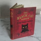 Stamp Album Great Britain Empire & World Cape Egypt Japan US etc Black Cat