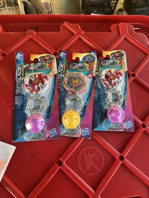 Lot Of 3 BeyBlade Burst Rise Hyper Sphere BRAND NEW ON CARDS FREE SHIPPING 
