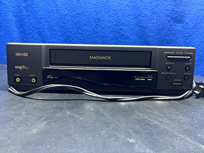 Magnavox VR9342AT01 VHS HQ 4-Head VCR Plus+ Video Cassette Recorder Tested Works