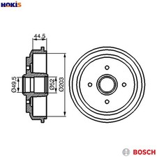 2x BRAKE DRUM 0 986 477 149 FOR FORD AUSTRALIA MAZDA FYJB/FYJA 1.6L 4cyl 1.4L