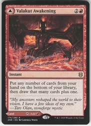 Valakut Awakening // Valakut Stoneforge Zendikar Rising Rare MTG