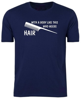 BODY LIKE THIS T-Shirt / Wer braucht Haare / Lustig / Glatze / Weihnachten / Geburtstag / S-XXL