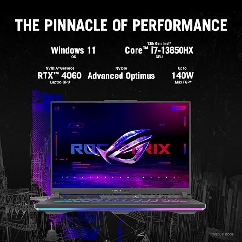 ASUS ROG Strix G16 16” FHD i7-13650HX 16GB 1TB RTX 4060 G614JV