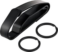 Ullnosoo Duty Belt Key Holder, Quick Release Key Clip, Stainless Steel 