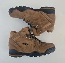 Vtg Reebok Mid Hiking Boots Women 7 Brown Suede Hexalite 90s Gorpcore RA407KRI