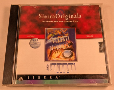 PINBALL PACK - 3D Ultra Pinball in Space & Creep Night Sierra PC 1995 1997
