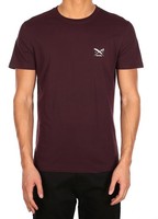 iriedaily Chestflag T-Shirt Aubergine | GrößE XL