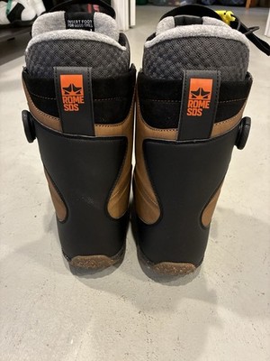 Rome SDS Bodega Men's Snowboard Boots Brown Black Boa Closure Snowboarding