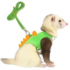 YBEATY Ferret Harness and Leash Set Small Animals Vest with Green