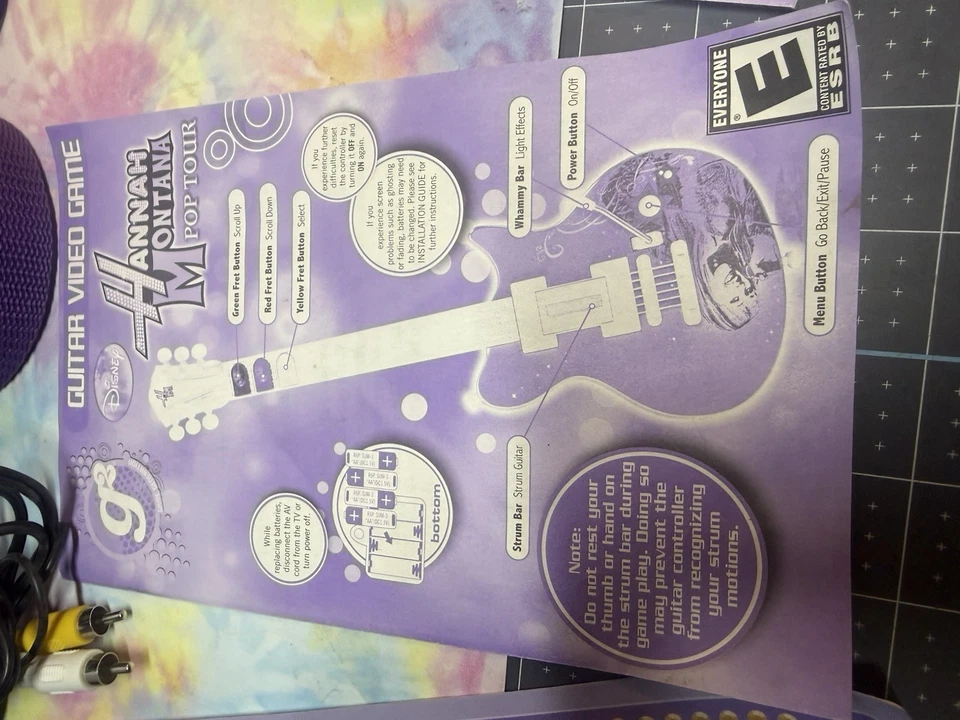 2008 JAKKS Pacific Disney Hannah Montana Pop Tour 吉他即插即用电子游戏 — 第 3/4 张图片