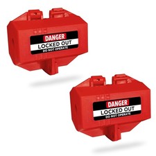 TRADESAFE Lockout Tagout Plug Lock - 110-125 Volt Locks for Electrical Plugs, Ex