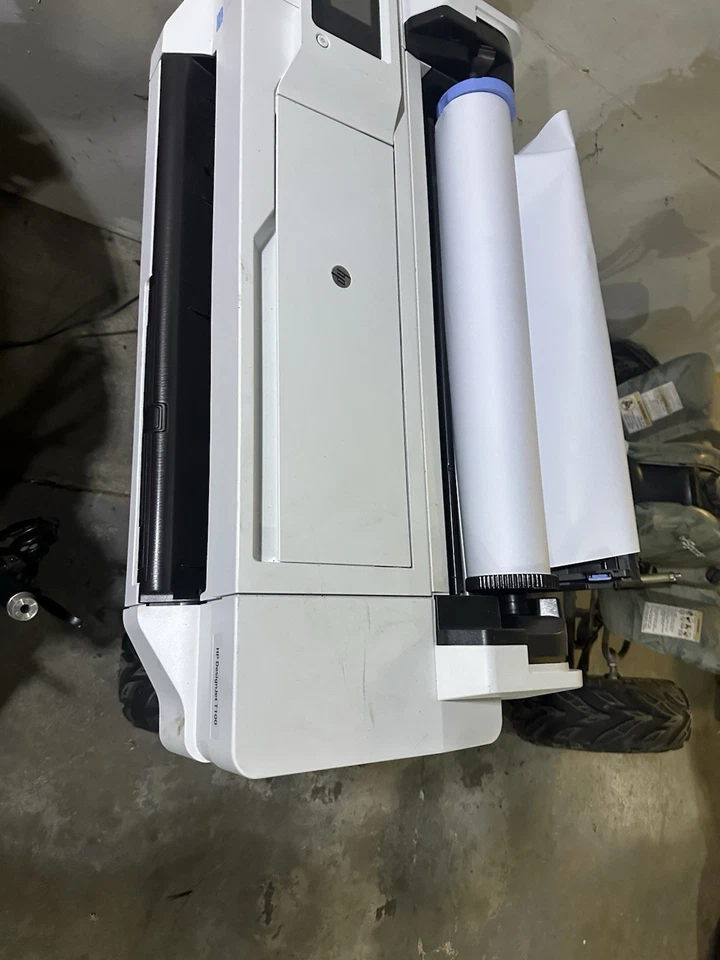 HP DESIGN JET T100/WHITE/PRICE NEW IS $2,000 - Image 3 of 4