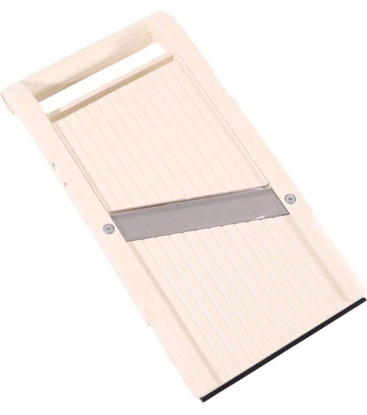 Benriner Mandoline Jumbo Slicer, Japanese Stainless Steel Blade, Beige No. 120