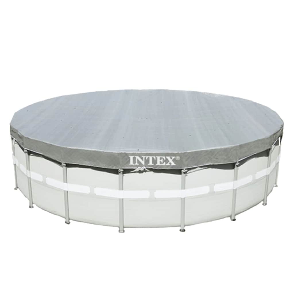 Intex Cobertor Piscina Circular Cubierta Redonda Duradera Drenaje Multitalle