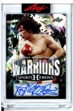 2025-Leaf Sports Heroes -Ray " Boom Boom" Mancini -Warriors-Autograph Card