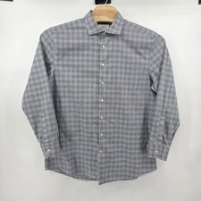 Charles Tyrwhitt Mens 17.5 XL Slim Fit Non-Iron Glen Plaid Dress Shirt
