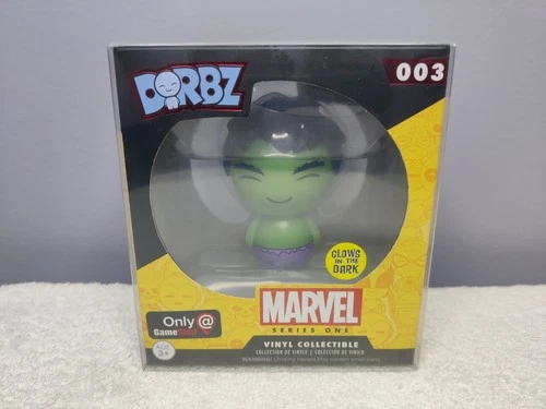 Funko Dorbz Marvel's Hulk Glow in the Dark Gamestop Exclusive #003 w/Protector