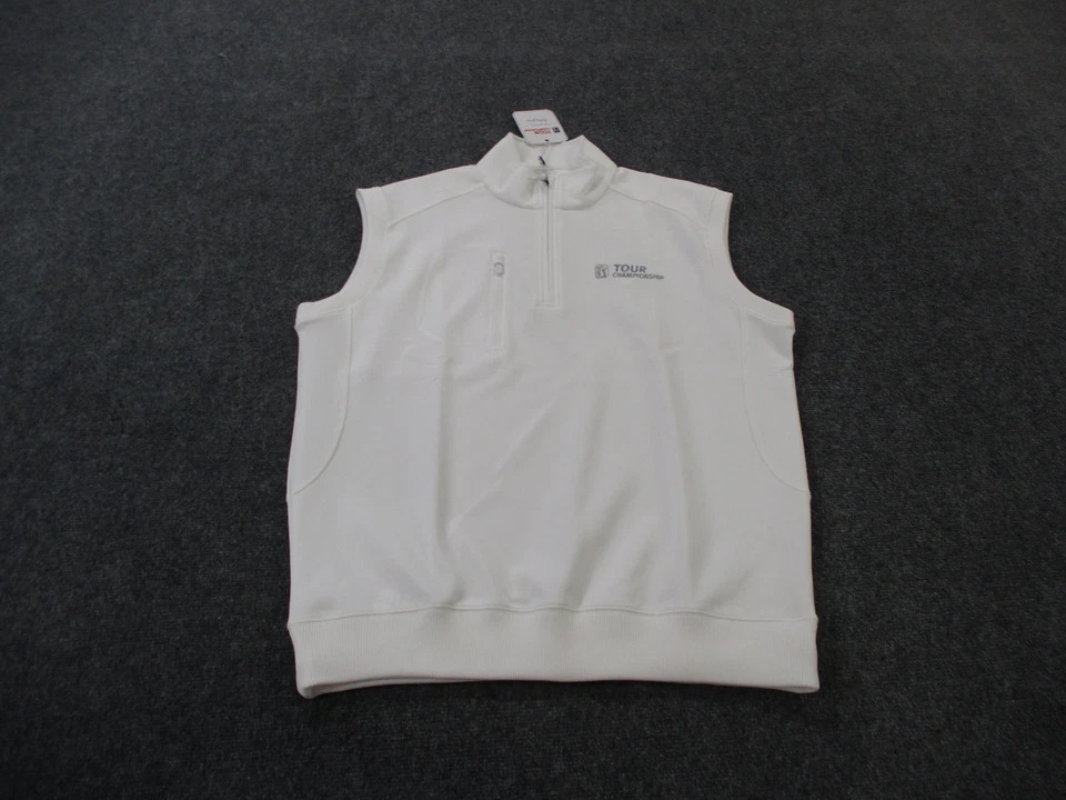 Tour Championship Bobby Jones Vest Jacket Men M Performance Golf Sport Logo NEW - Image 2 of 4