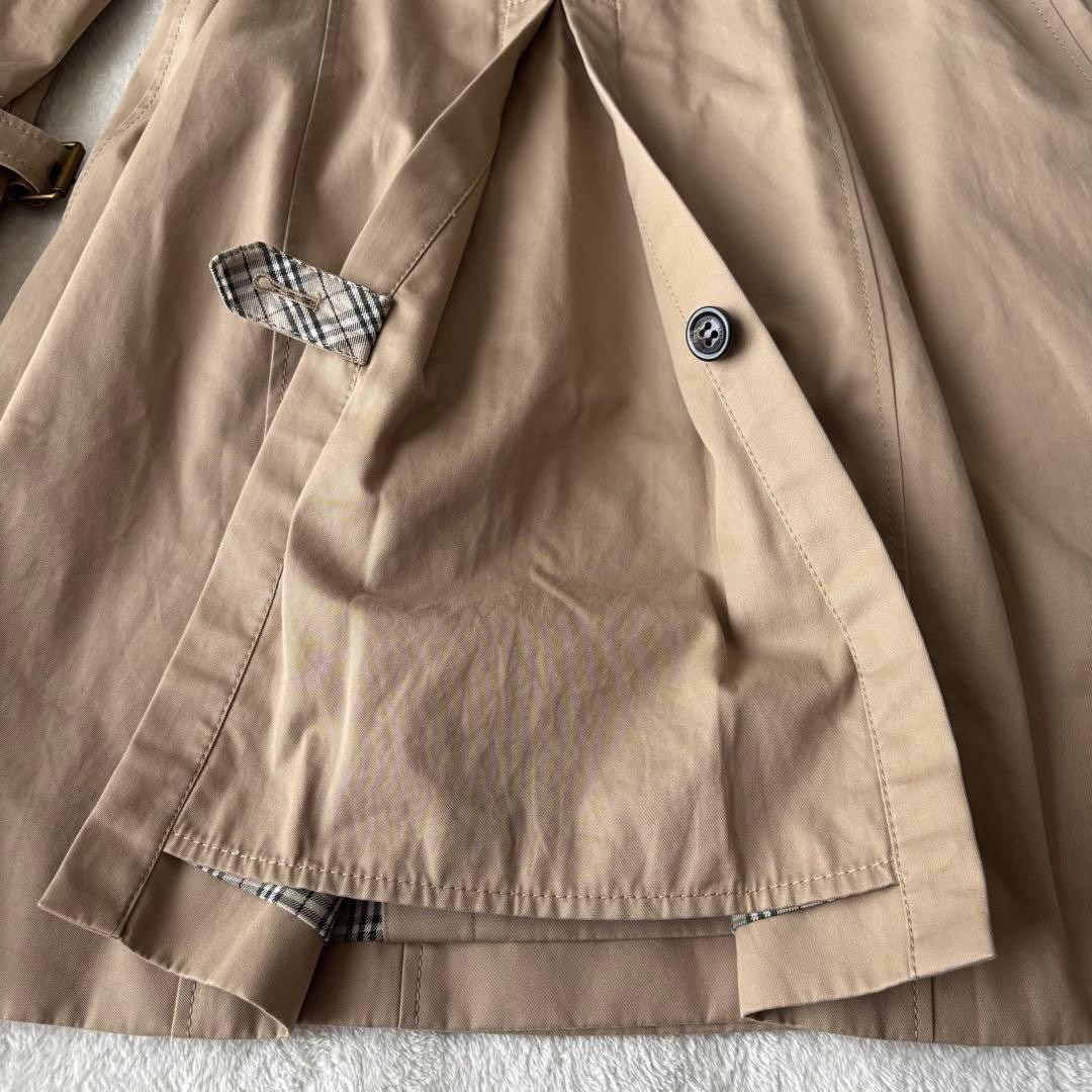 Vintage Burberry Blue Label Trench Coat Beige Mid US XS Japan thumbnail 4
