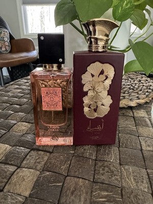 Ana Abiyedh Coral   Lattafa  Ansaam Gold Lattafa SET 3.4 Oz  SHIPS TODAY!!