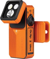Olight Oclip 2 Ultra Amber Orange Light, UV/Floodlight/Red/Spotlight, 580 Lumen