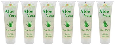 Aloe Vera Gel 100 % Kühlend Beruhigend Hautpflege Naturkosmetik Aftersun 6x 250