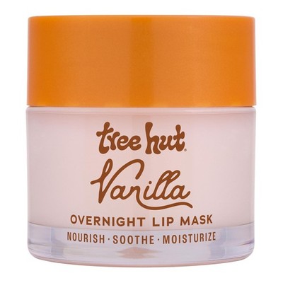 Tree Hut Vanilla Overnight Lip Mask, Deeply Hydrating Leave-On Off White 