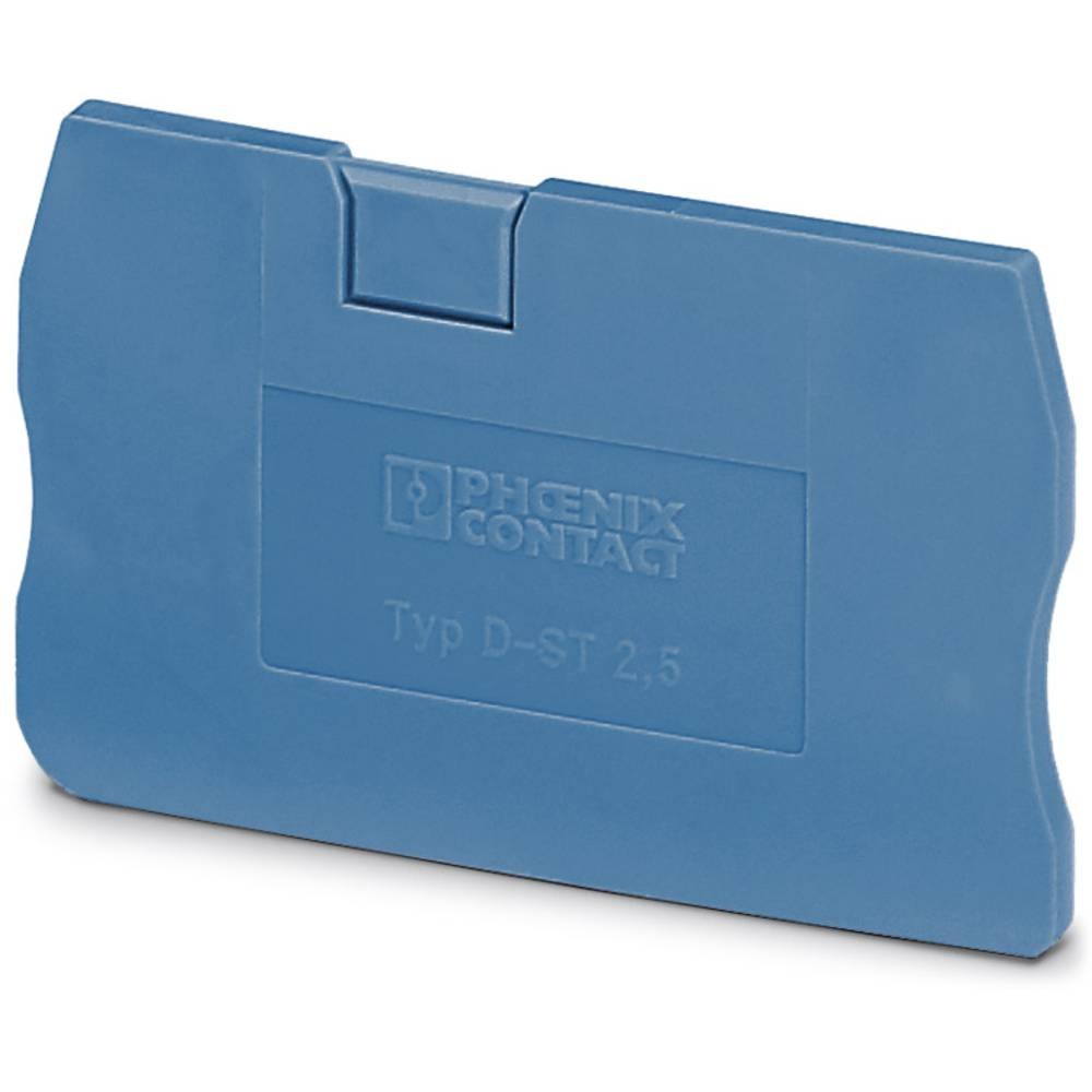 Phoenix Contact 3032282 flasque terminal haute rigidité en polyamide bleu 50pcs
