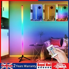 Floor RGB LED Lamp Corner Light Standing Mood Remote Colour Changing Minimalist