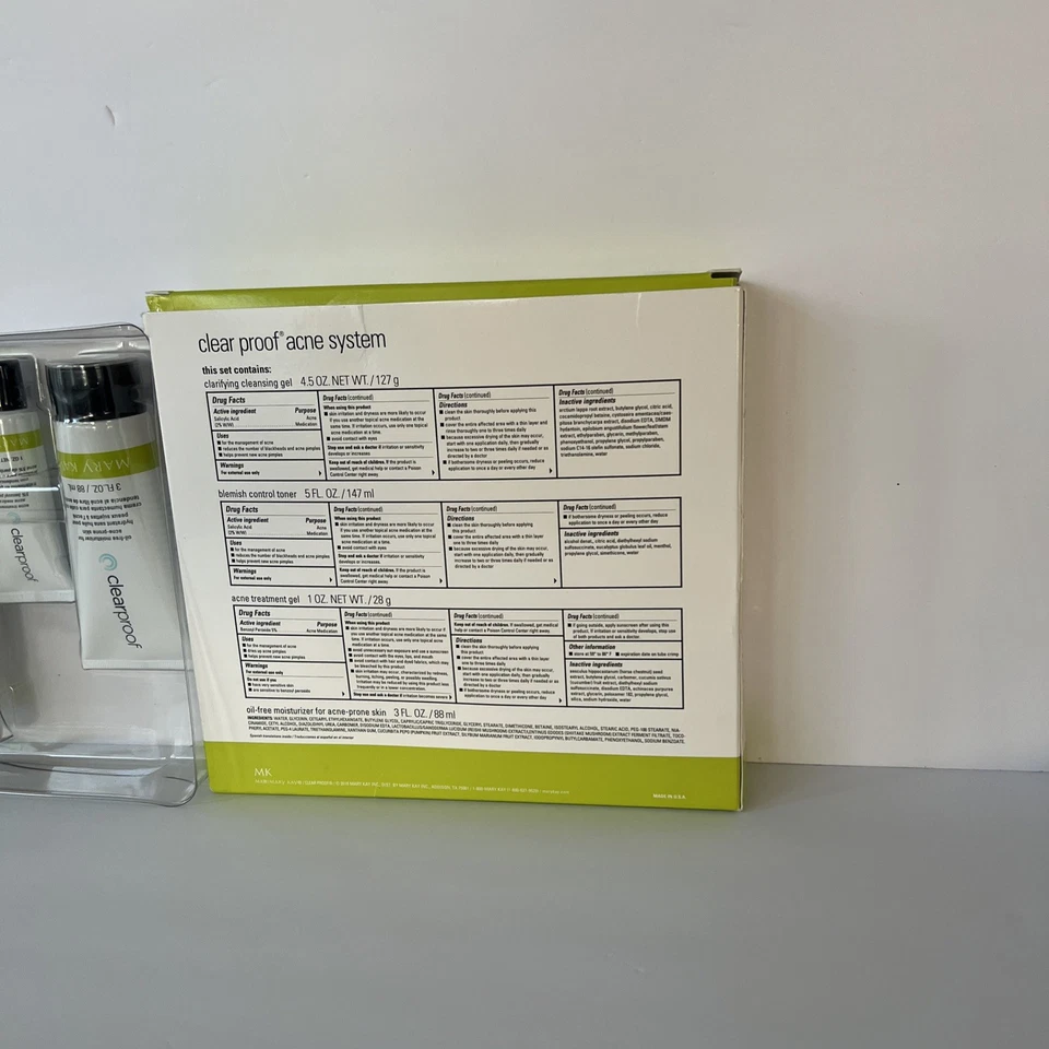 Juego de sistema de acné a prueba transparente MARY KAY nuevo con caja Foto 4 de 4