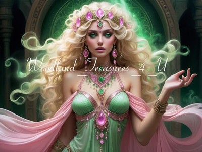 Tier 2 Luxury Manifestation Djinn Priestess  Wealth & Confidence Alignment