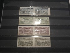POLOGNE SERIE 4 PAIRES DE TIMBRES NON DENTELES NEUFS**. BONNE COTE