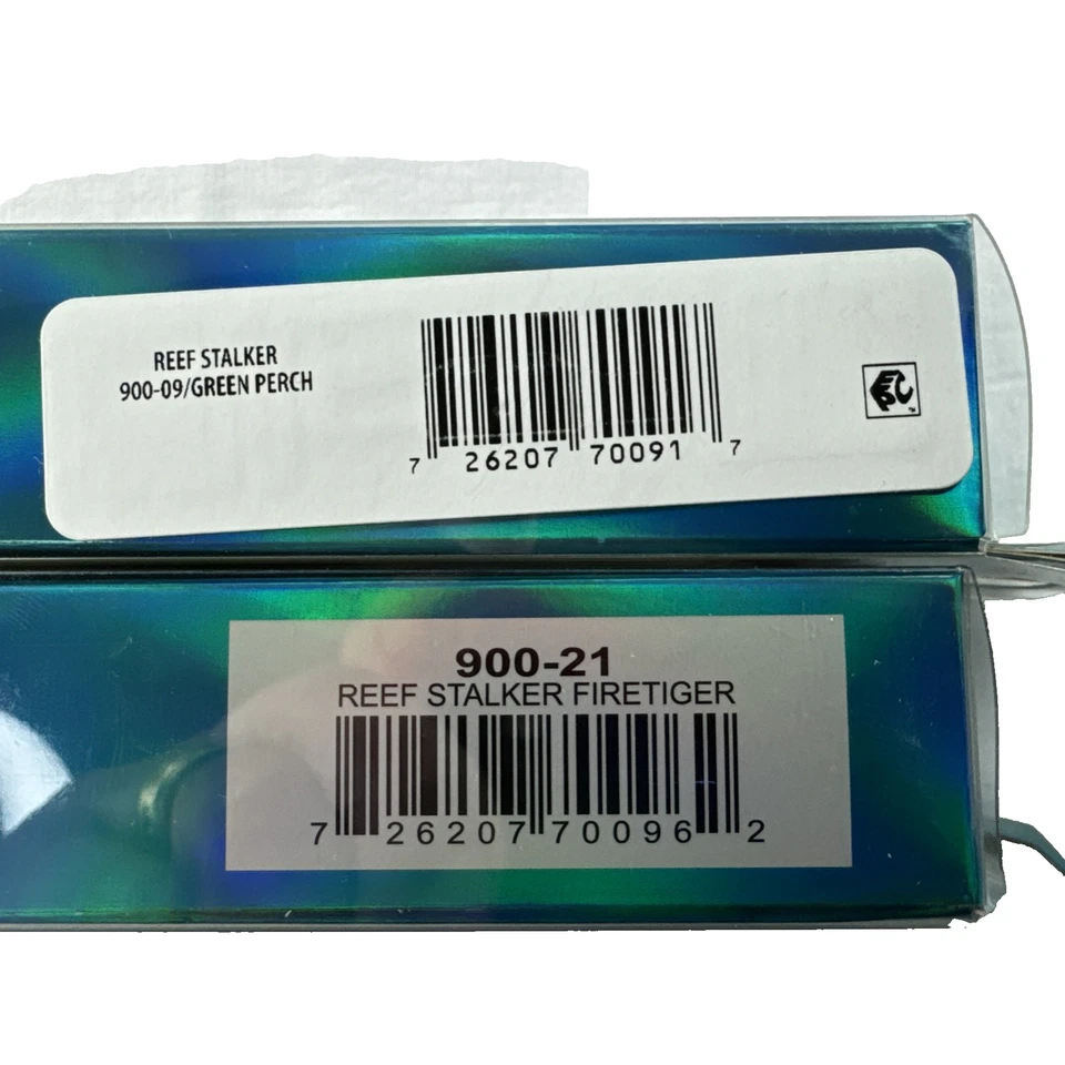 2 señuelos de pesca Reef Runner serie 900 Reef Stalker Crankbait Walleye Northern Foto 3 de 4