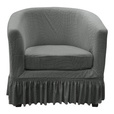 Gostady 2 Piezas Silla Club Funda Elástica Barril Sillón Sillón Fundas