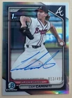 2024 1st Bowman Draft Cam Caminiti Atlanta Braves On Card AUTO REFRACTOR /499