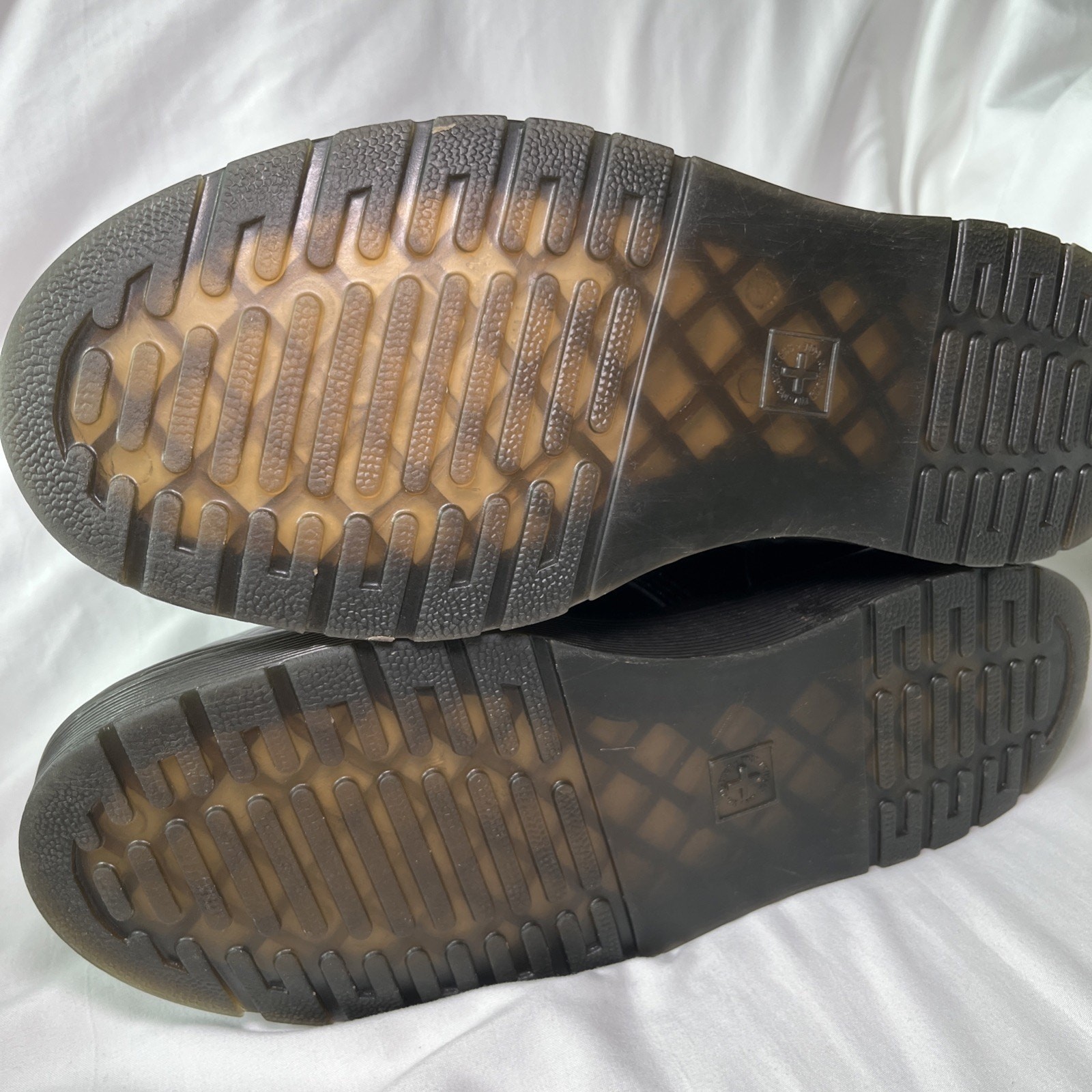 Dr Doc Martens Zavala 7 Men 6 Black Air Wair Smooth Leather Combat Boots Patent thumbnail 12